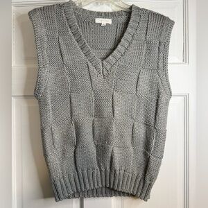 All Row Sweater Vest